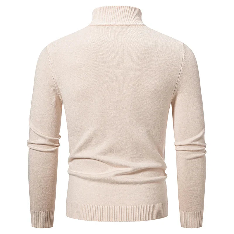 Alfons - Geruite zip-up sweater