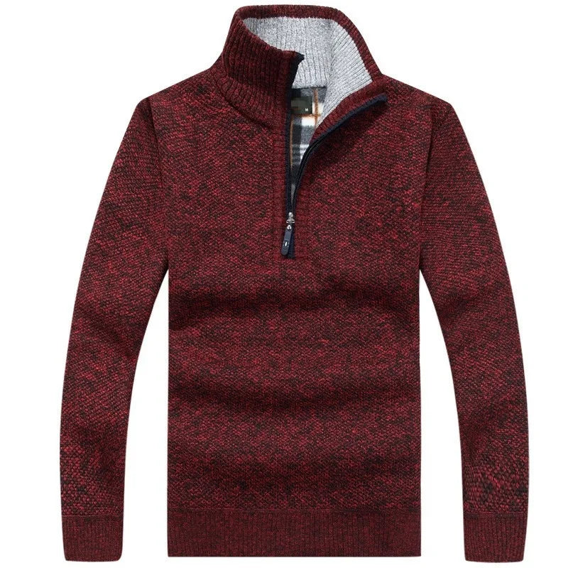 Berry - Gebreide zip-up sweater (1+1 Gratis)