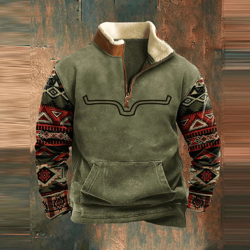Stefan - Warme half-zip trui