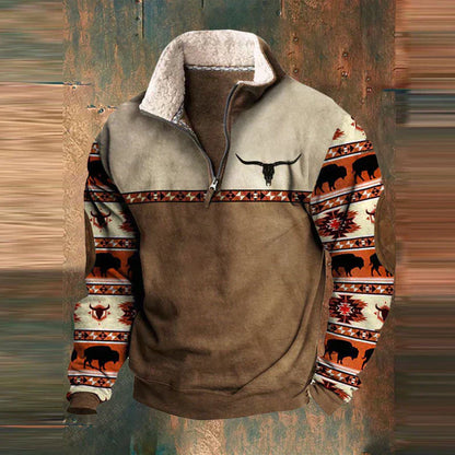 Stefan - Warme half-zip trui