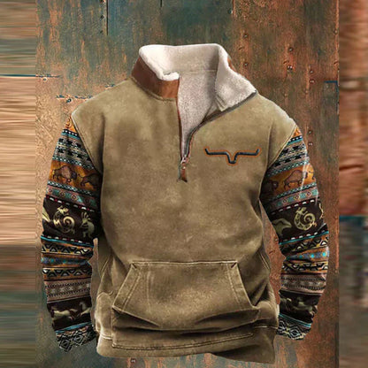 Stefan - Warme half-zip trui