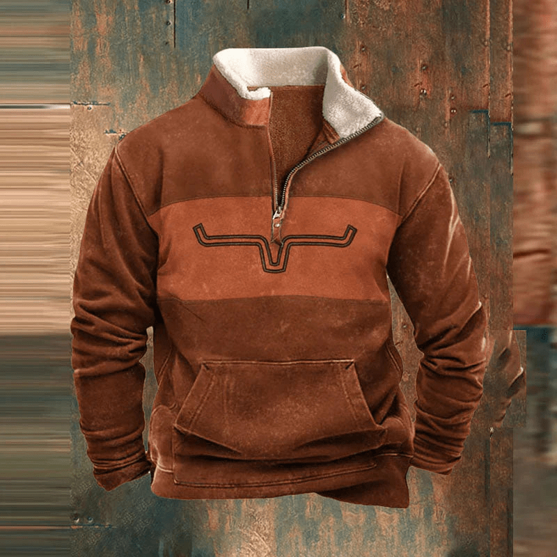 Stefan - Warme half-zip trui