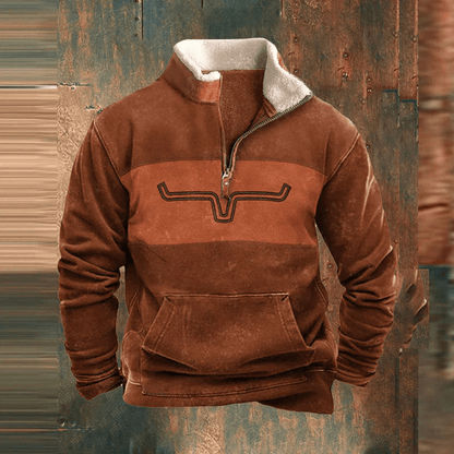 Stefan - Warme half-zip trui