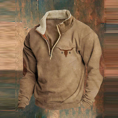Stefan - Warme half-zip trui